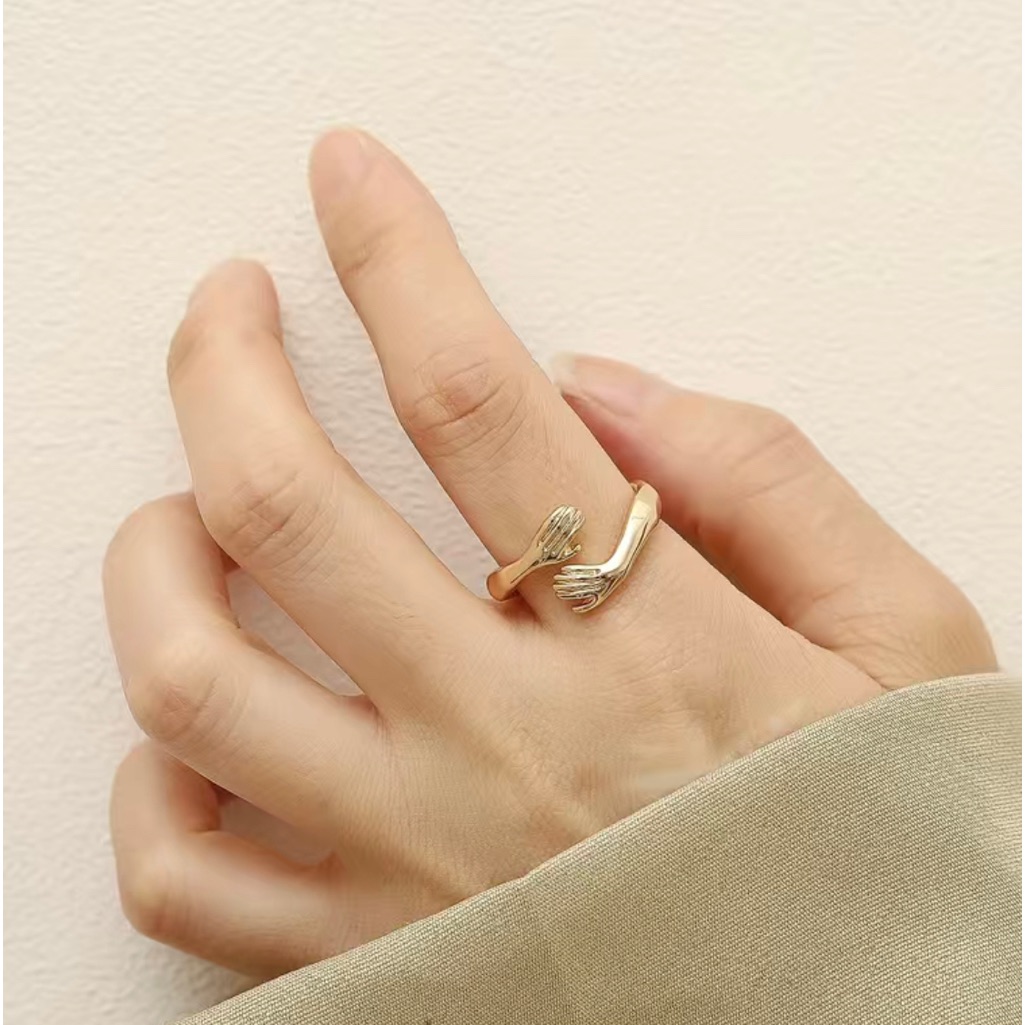 Rose Gold Hands Embracing Your Finger